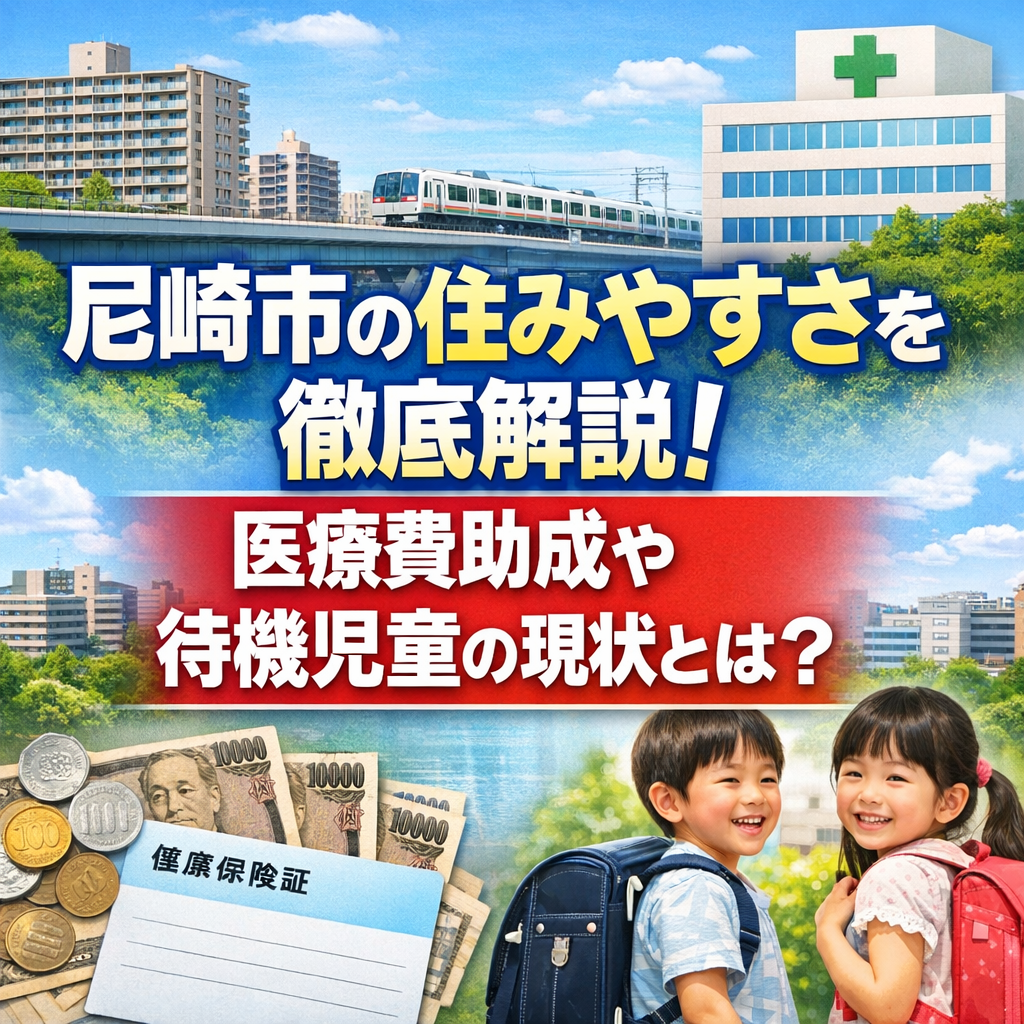 尼崎市の住みやすさを徹底解説!医療費助成や待機児童の現状とは?
