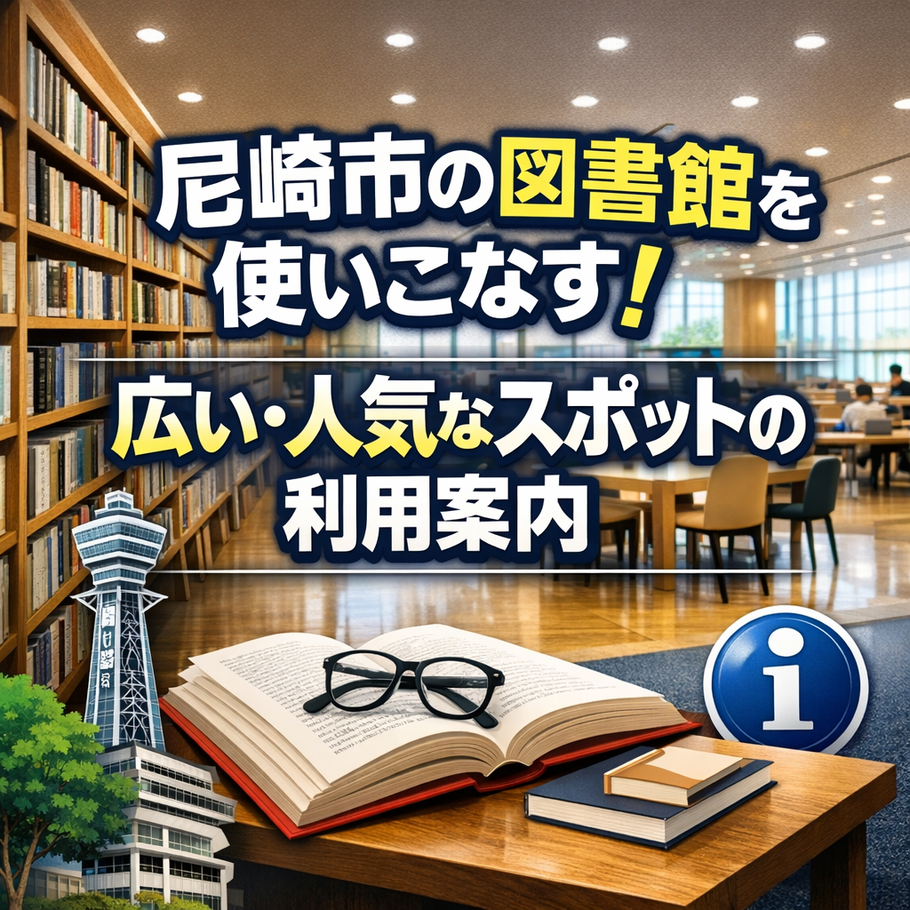 尼崎市の図書館を使いこなす!広い・人気なスポットの利用案内