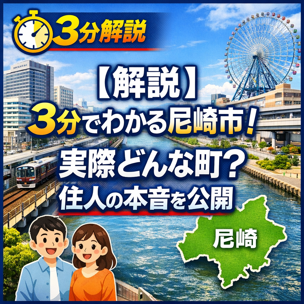 【解説】3分でわかる尼崎市！実際どんな町？住人の本音を公開