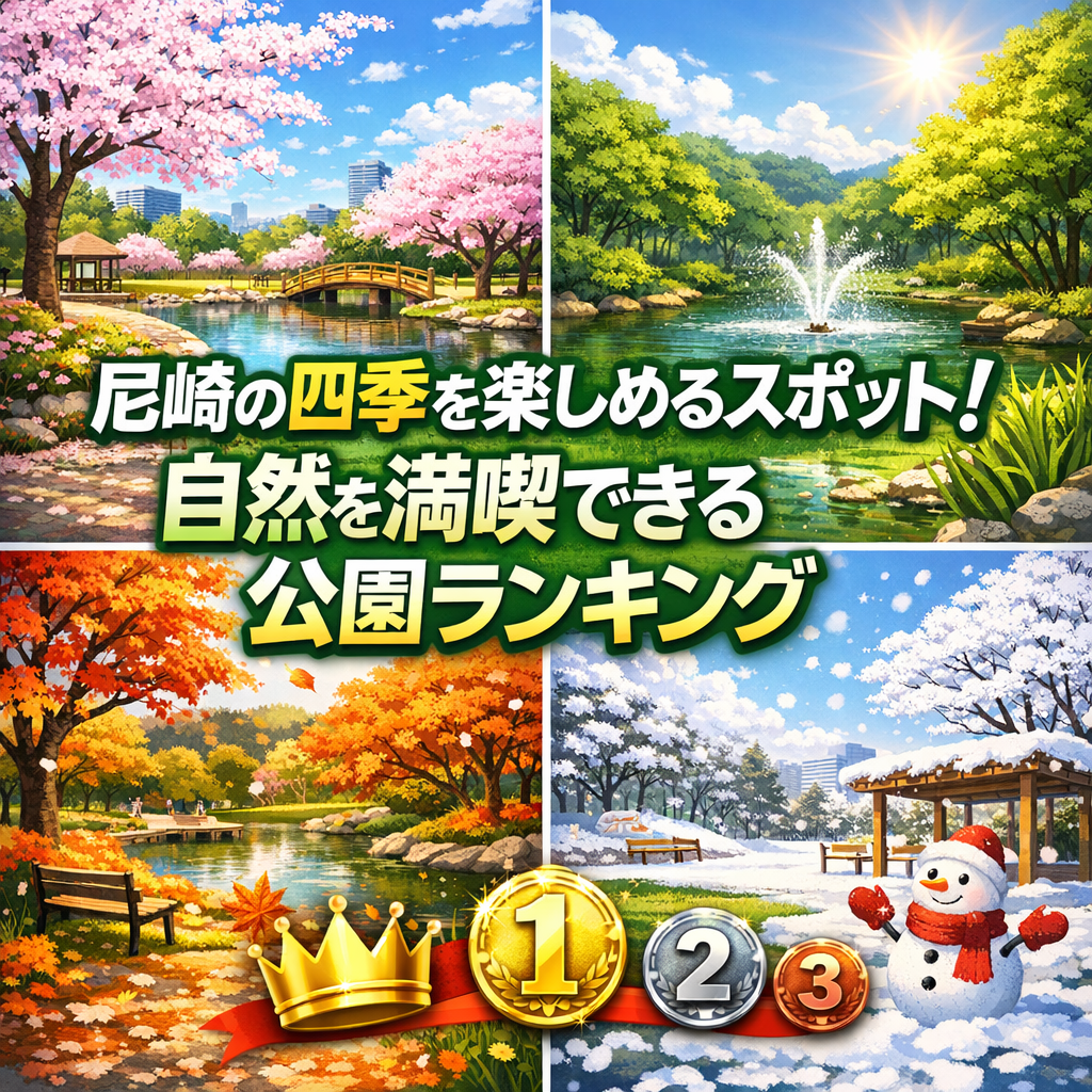 尼崎の四季を楽しめるスポット！自然を満喫できる公園ランキング
