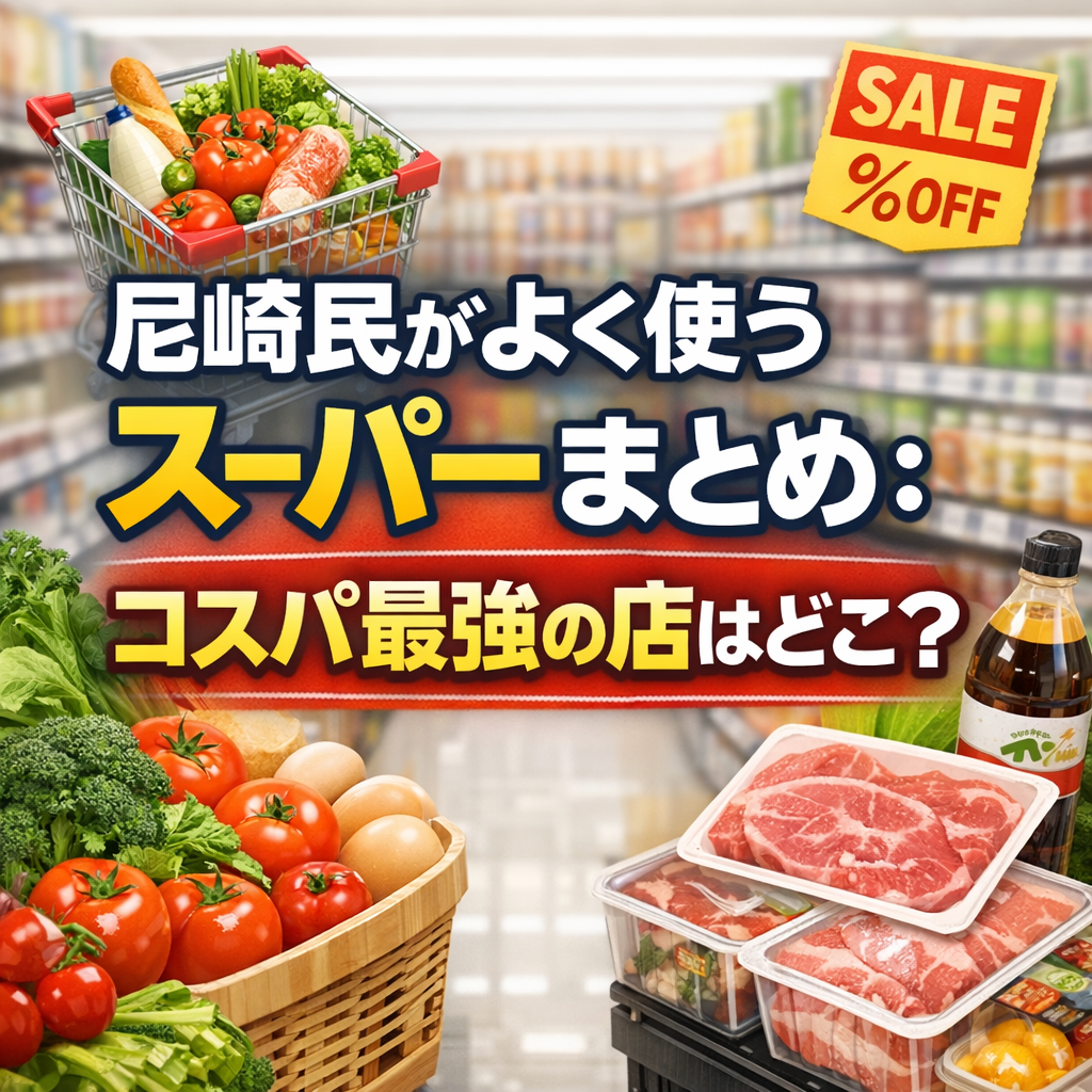 尼崎民がよく使うスーパーまとめ：コスパ最強の店はどこ？